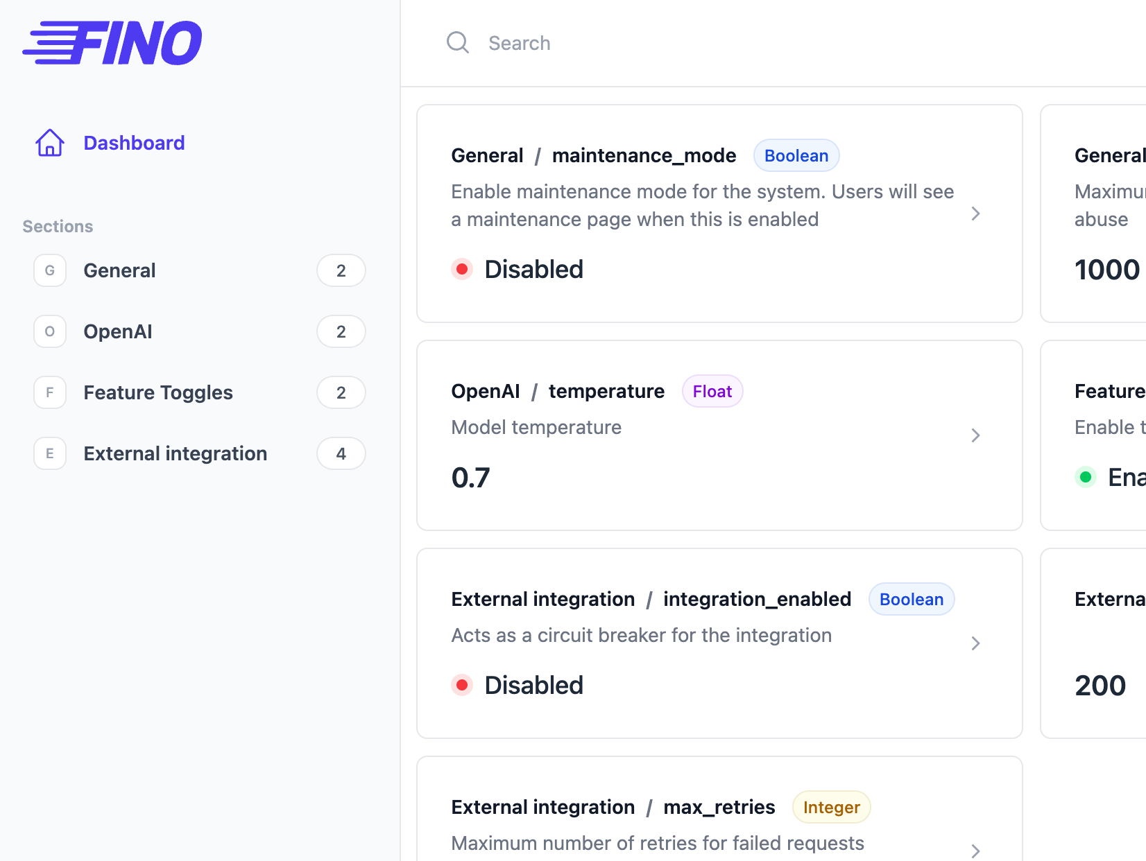 Dashboard screenshot